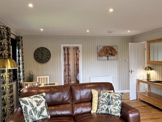 Open Plan Living, Dining, Kitchen Area