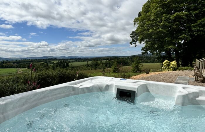 Views for miles from Little Kenny Hot Tub