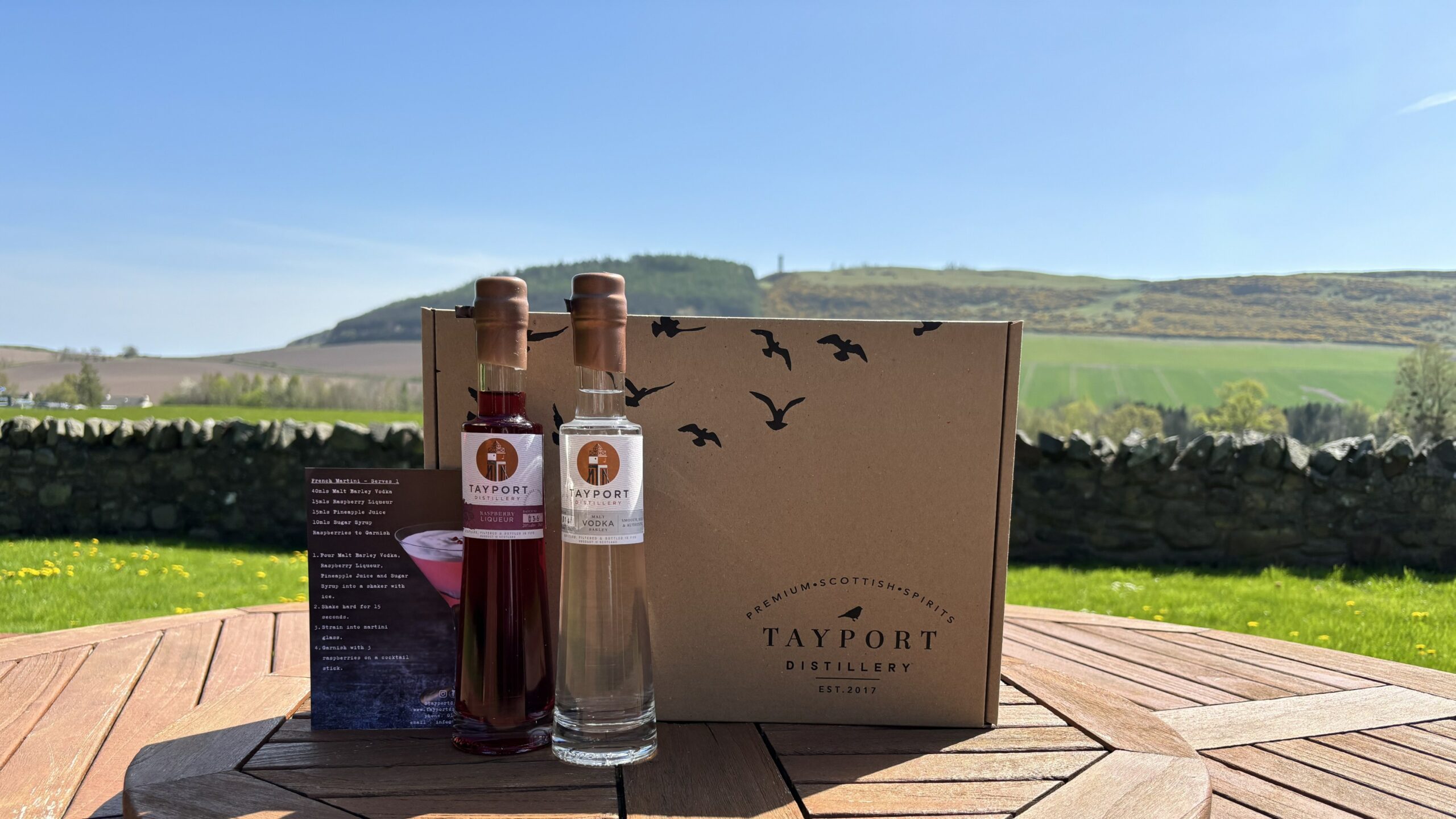 French Martini Cocktail Kit by Tayport Distillery