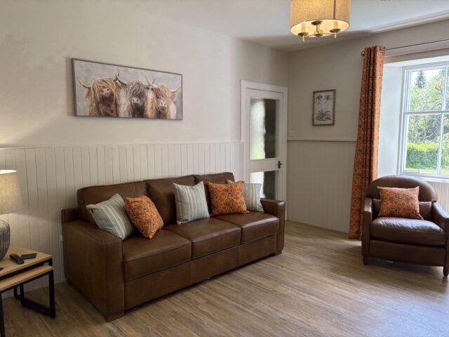 Living Room with Wood Burning Stove