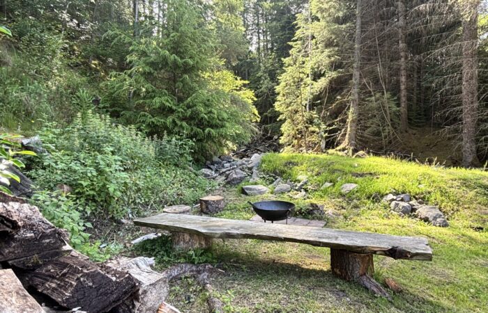 Drumlinn Cottage Grounds with Fire Pit