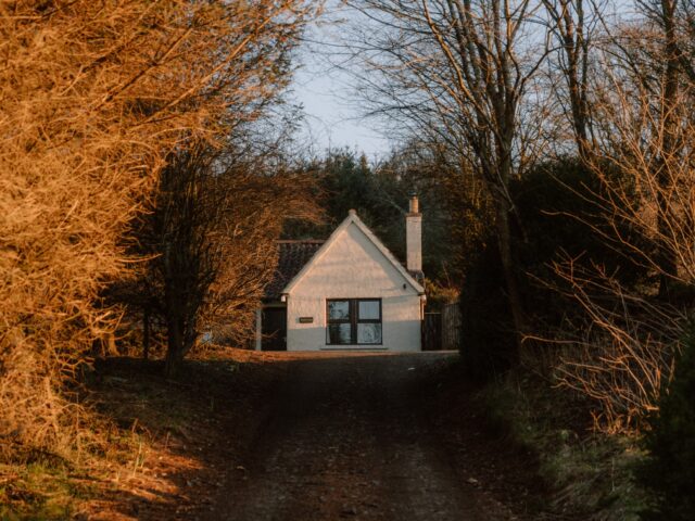 Image showing Maple Cottage in Autumn